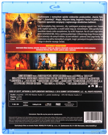 Bogowie Egiptu [Blu-Ray]