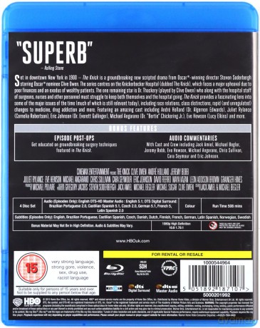 The Knick season 1 [Blu-Ray]