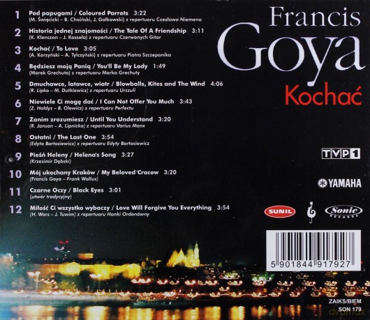 Francis Goya: Kochać - 12 Utworów O Miłości [CD]