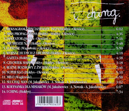 Hołdys I Inni: I Ching [CD]