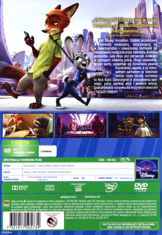 Zwierzogród (Disney) [DVD]
