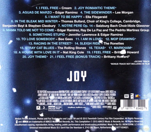 Joy soundtrack (David Campbell) [CD]