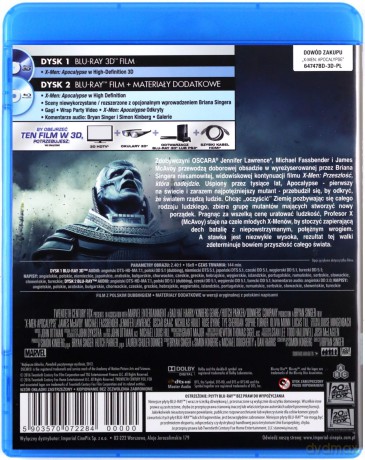 X-Men: Apocalypse [Blu-Ray 3D]+[Blu-Ray]