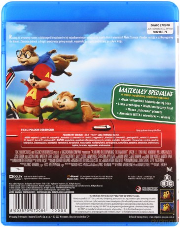 Alvin i wiewiórki: Wielka wyprawa [Blu-Ray]