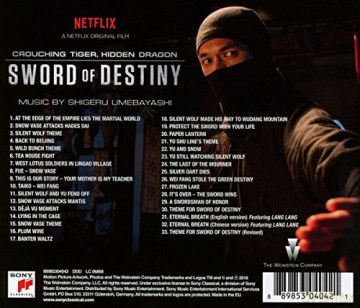 Crouching Tiger, Hidden Dragon: Sword of Destiny soundtrack (Shigeru Umebayashi) [CD]
