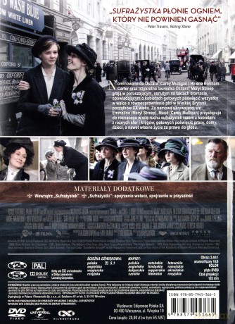 Sufrażystka (booklet) [DVD]