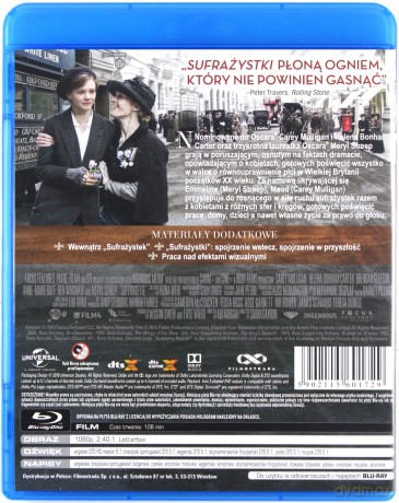 Sufrażystka [Blu-Ray] (Meryl Streep)