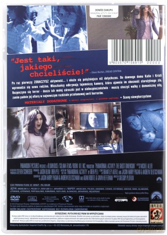 Paranormal Activity: Inny wymiar [DVD]