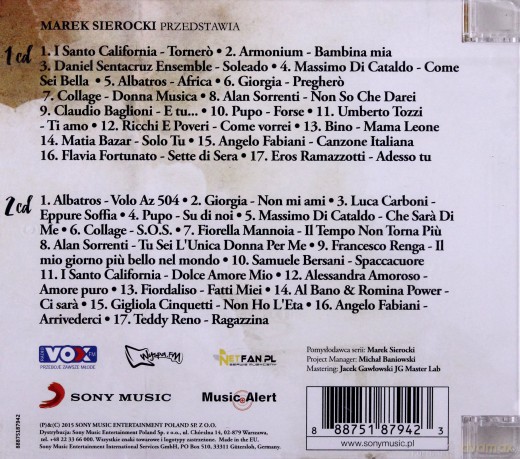Marek Sierocki Przedstawia: I Love Italian Ballads [2CD]