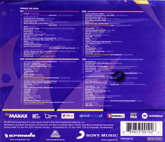Trance 100 - 2016 [4CD]