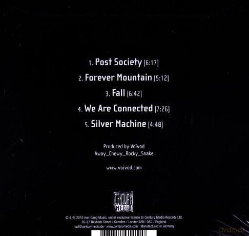 Voivod: Voivod - Post Society (digipack) [CD]