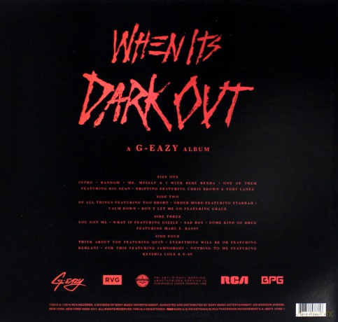 G-Eazy: When It's Dark Out [2xWinyl]