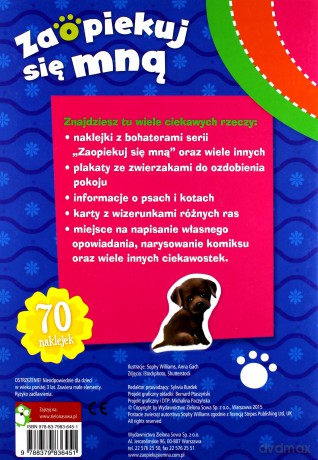 Album z naklejkami zaopiekuj się mną. Zeszyt 4 [KSIĄŻKA]