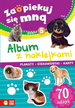 Album z naklejkami zaopiekuj się mną. Zeszyt 5 [KSIĄŻKA]