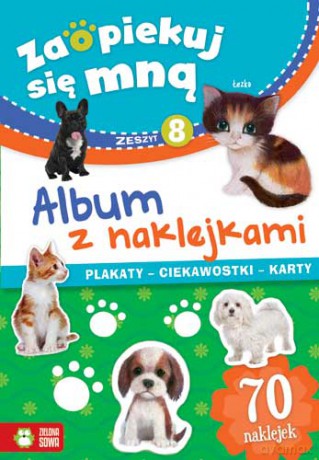 Album z naklejkami zaopiekuj się mną. Zeszyt 8 [KSIĄŻKA]