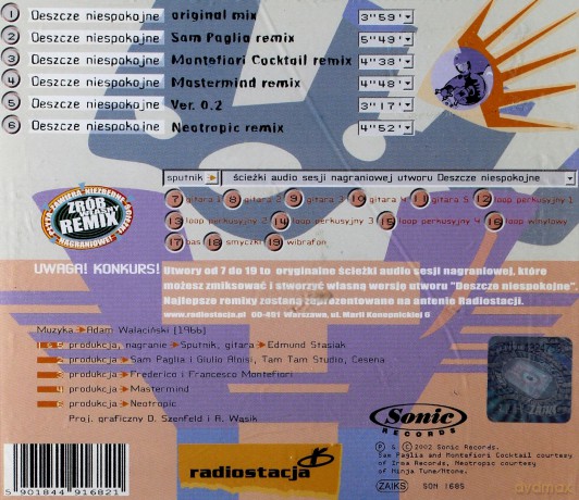 Sputnik: Deszcze Niespokojne (Maxisingiel) [CD]