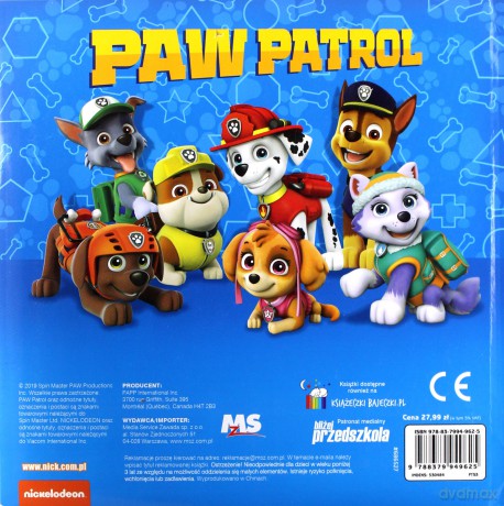 Psi Patrol Szukam i mam 3 Pieski na tropie kształtów [KSIĄŻKA]