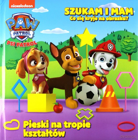 Psi Patrol Szukam i mam 3 Pieski na tropie kształtów [KSIĄŻKA]