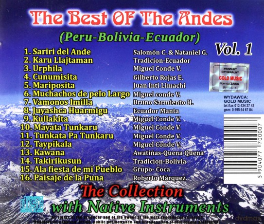 The best of Andes Vol 1 [CD]