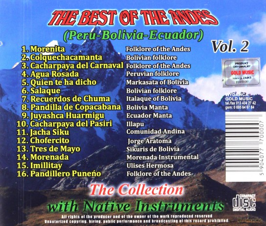 The best of Andes Vol  2 [CD]