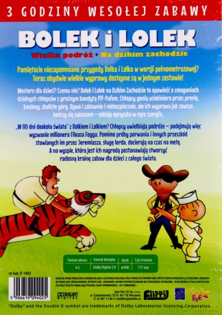 Bolek i Lolek: Wielka podróż + Na Dzikim Zachodzie [BOX] [2DVD]