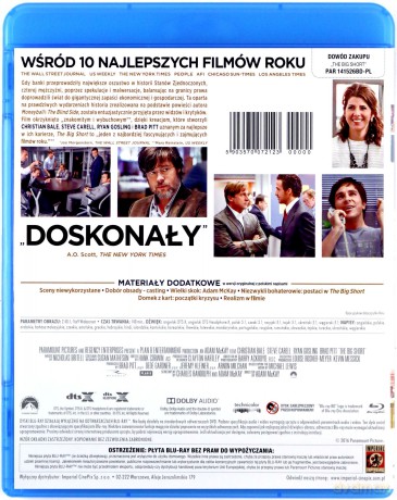 Big Short [Blu-Ray]