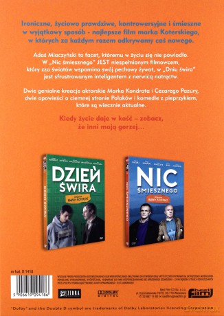 Koterski Kolekcja: Dzień świra + Nic śmiesznego [BOX] [2DVD]