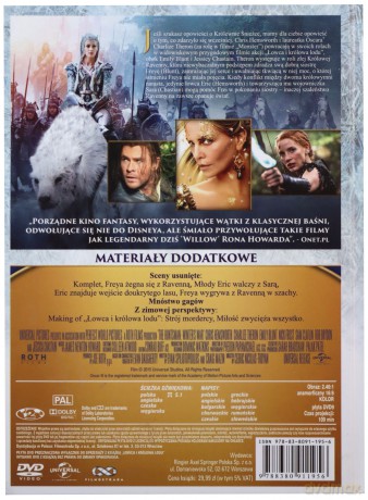 Łowca i Królowa Lodu (booklet) [DVD]