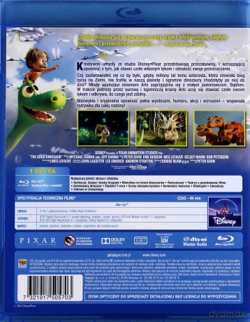 Dobry Dinozaur (Disney) [Blu-Ray]