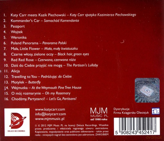 Katy Carr: Paszport [CD]