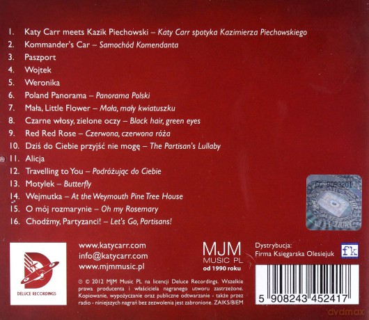 Katy Carr: Paszport [CD]