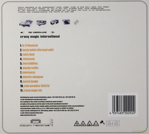 De Vibroluxe: Cracq Magic International [CD]
