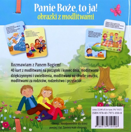Panie Boże to ja. Obrazki z modlitwami (twarda) [KSIĄŻKA]