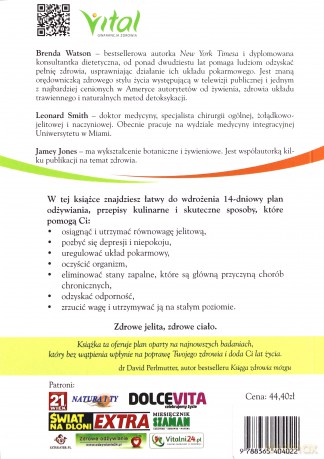 Program przywracania równowagi jelitowej. Doskonałe trawienie odporność i zdrowe emocje - Brenda Watson, Leonard Smith, Jamey Jones [KSIĄŻKA]