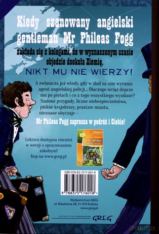 W 80 dni dookoła świata - Juliusz Verne (twarda) [KSIĄŻKA]