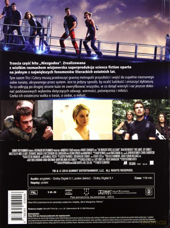 Seria Niezgodna: Wierna (booklet) [DVD]