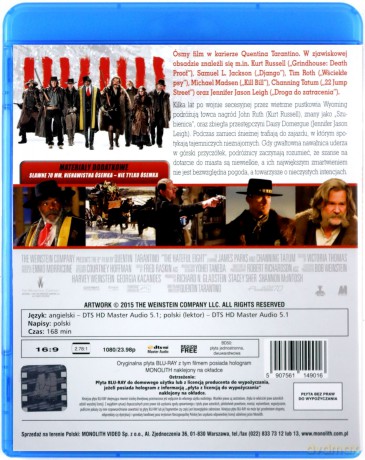 Nienawistna Ósemka [Blu-Ray]