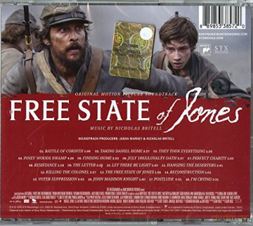 Free State of Jones soundtrack (Nicholas Britell) [CD]