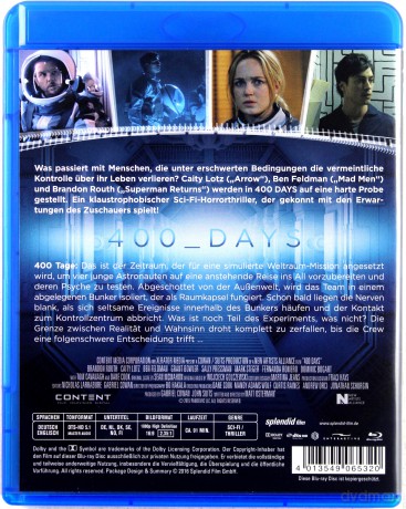 400 Days (400 dni) [Blu-Ray]