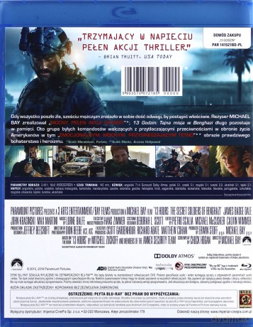 13 Godzin: Tajna Misja W Bengazi [Blu-Ray]