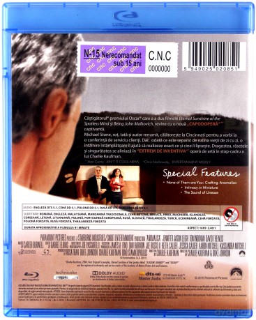 Anomalisa [Blu-Ray]