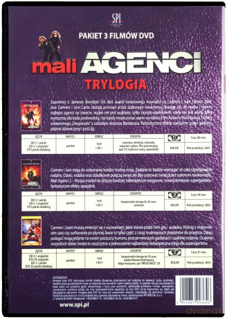 Mali agenci Trylogia [3DVD]