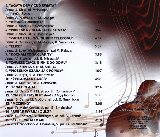 Mariusz Kalaga: Zapamiętaj mój nr telefonu [CD]