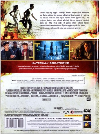 Więzień labiryntu: Próby ognia (booklet) [DVD]