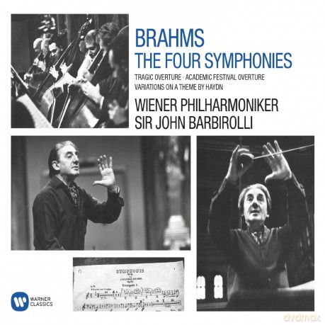Sir John Barbirolli: Brahms: Symphonies 1-4, Tragic Overture, Academic Festival Overture, Variations On A Theme By Haydn [3CD]