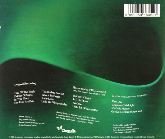 Robin Trower: Bridge Of Sighs [CD]