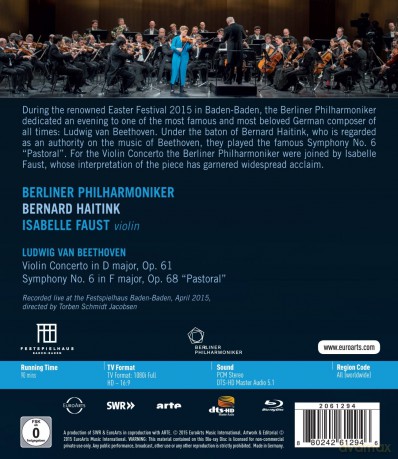Isabelle Faust & Berliner Philharmoniker & Bernard Haitink: Easter Concert In Baden-Baden 2015 [Blu-Ray]