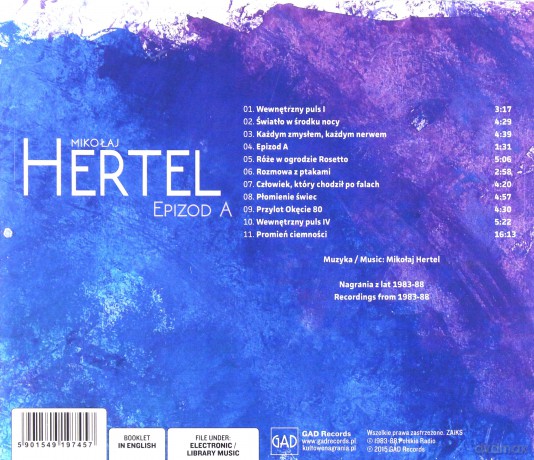 Mikołaj Hertel: Epizod A [CD]