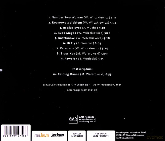 Wiesław Wilczkiewicz: Fly Ensemble [CD]