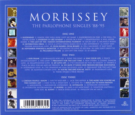 Morrissey: Hmv/Parlophone Singles 88-95 [3CD]